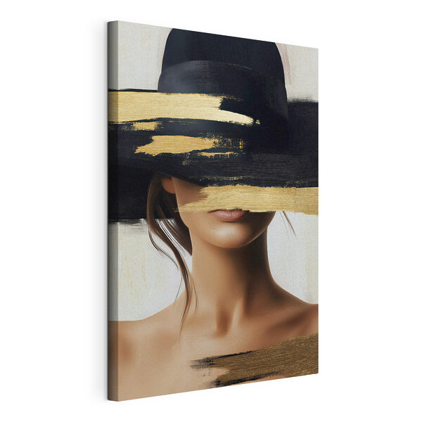 Tableaux Femme portant un chapeau qui lui cache le visage (UGS : s49268) Tableaux Tableaux Femme portant un chapeau qui lui cache le visage (UGS : s49268)