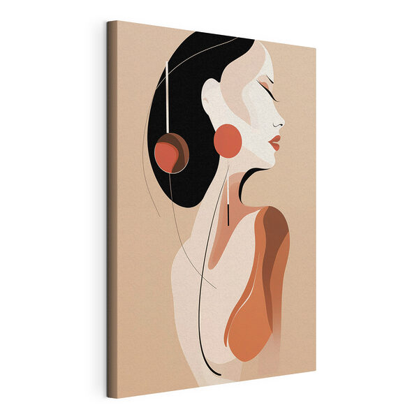 Tableaux Femme avec des boucles d'oreilles dans les cheveux (UGS : s49324) Tableaux Tableaux Femme avec des boucles d'oreilles dans les cheveux (UGS : s49324)