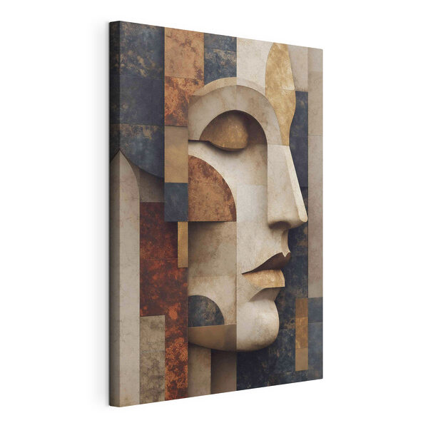 Tableaux Visage sculpté dans la pierre (UGS : s49398) Tableaux Tableaux Visage sculpté dans la pierre (UGS : s49398)