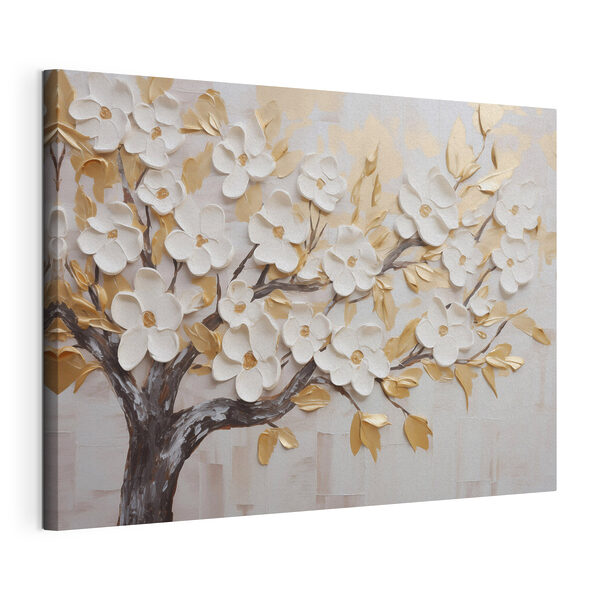 Tableaux Des fleurs délicates dans une palette apaisante (UGS : s49408) Tableaux Tableaux Des fleurs délicates dans une palette apaisante (UGS : s49408)