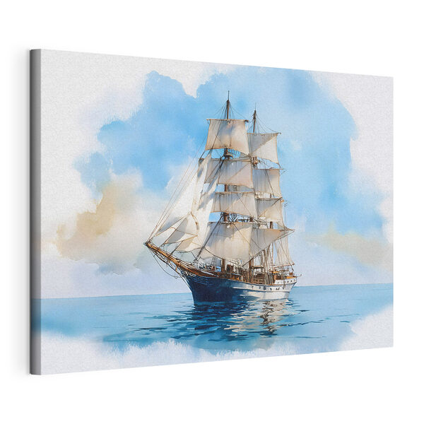 Tableaux Aquarelle représentant un navire en pleine mer (UGS : s49421) Tableaux Tableaux Aquarelle représentant un navire en pleine mer (UGS : s49421)