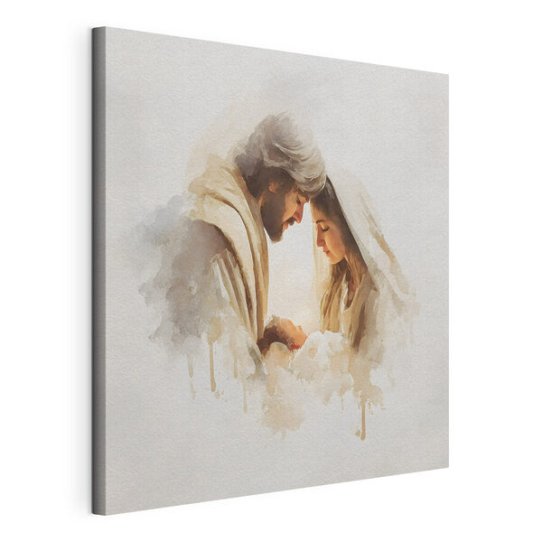 Un homme et une femme, enveloppés dans des couvertures, se regardent Tableaux Un homme et une femme, enveloppés dans des couvertures, se regardent