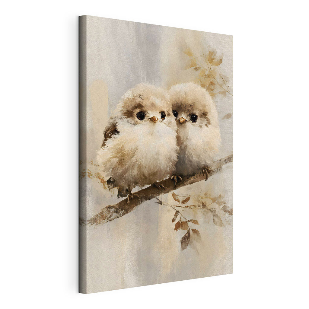Two birds on a branch Two birds on a branch
