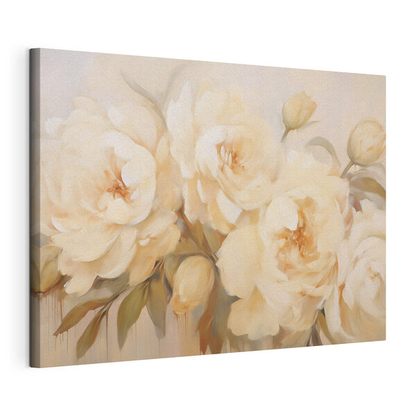 Tableaux Peinture représentant des fleurs sur fond blanc (UGS : s49446) Tableaux Tableaux Peinture représentant des fleurs sur fond blanc (UGS : s49446)