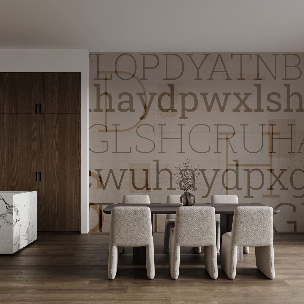 Motifs textuels de différentes tailles et de différents styles Motifs textuels de différentes tailles et de différents styles