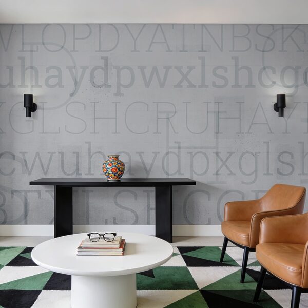 Fond gris avec des lettres Fond gris avec des lettres