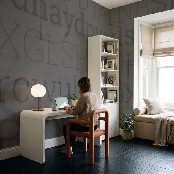 Fond gris avec des lettres Fond gris avec des lettres