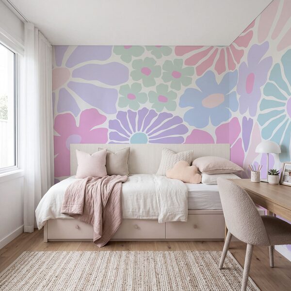 Motif floral sur fond blanc Motif floral sur fond blanc