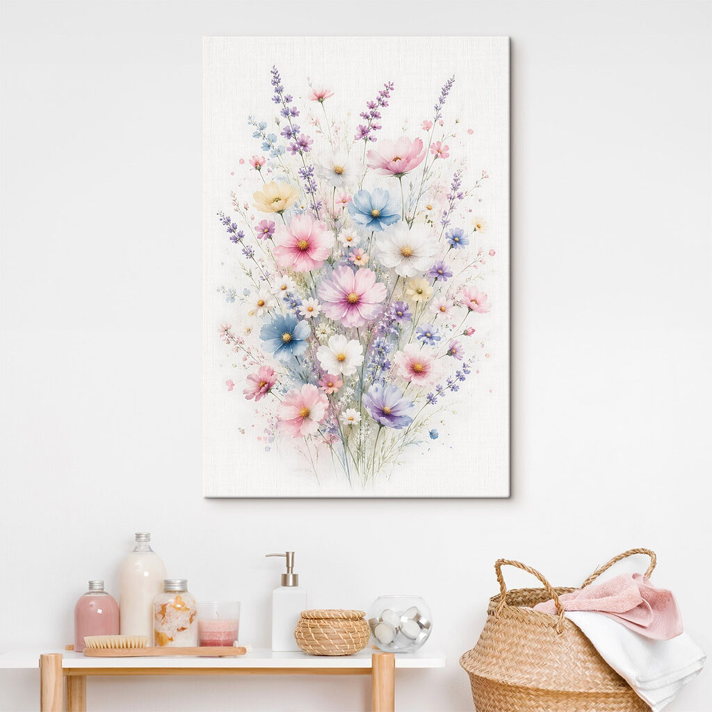 Bouquet of flowers on a white background Bouquet of flowers on a white background