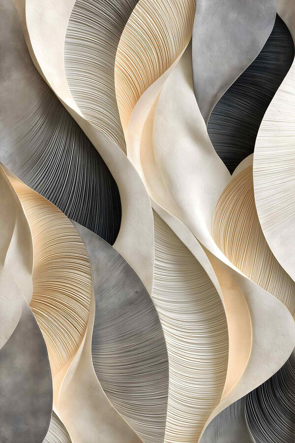 Flowing patterns in soft hues Flowing patterns in soft hues