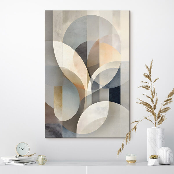 Soft shapes in calming hues Soft shapes in calming hues
