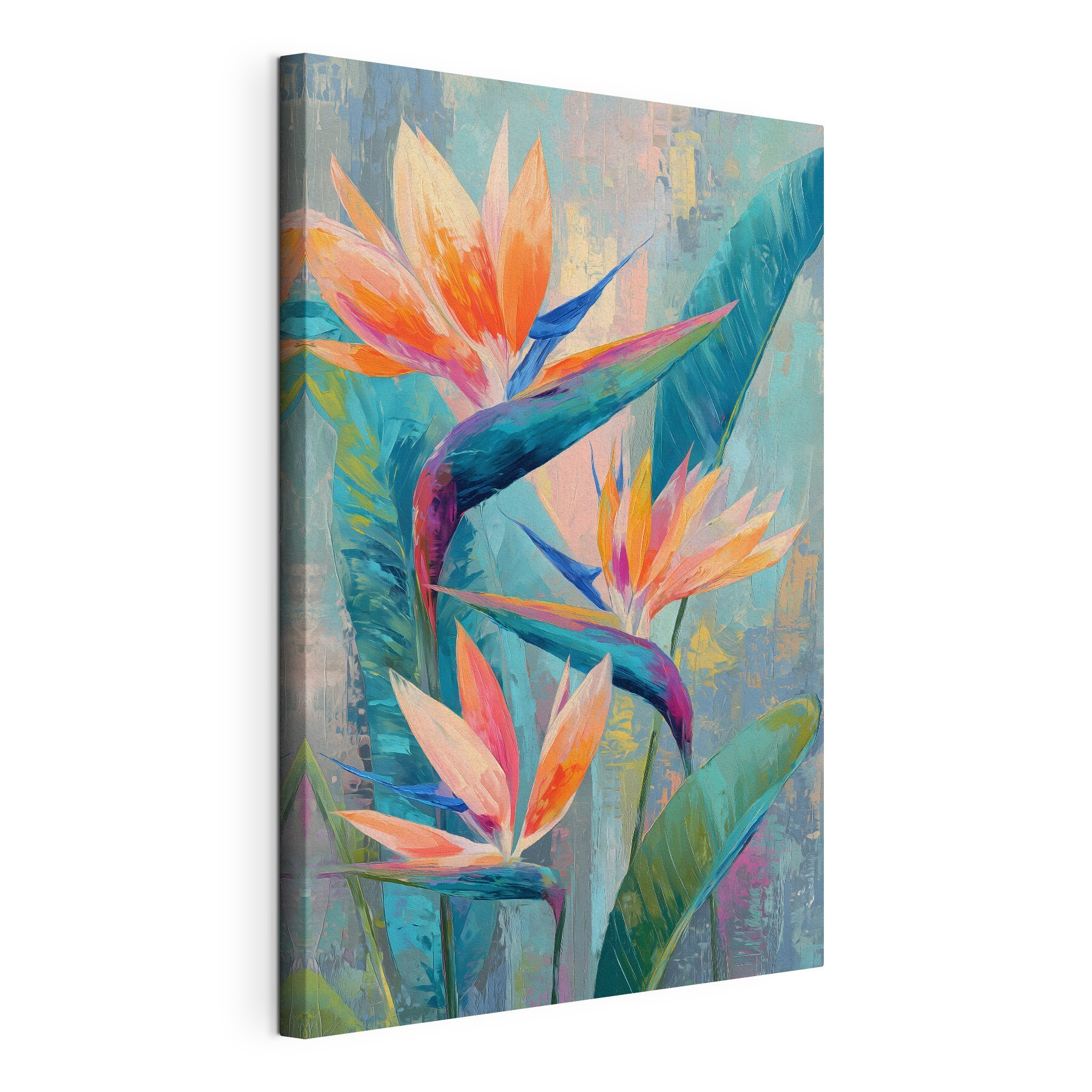 Painting of flowers and leaves Painting of flowers and leaves