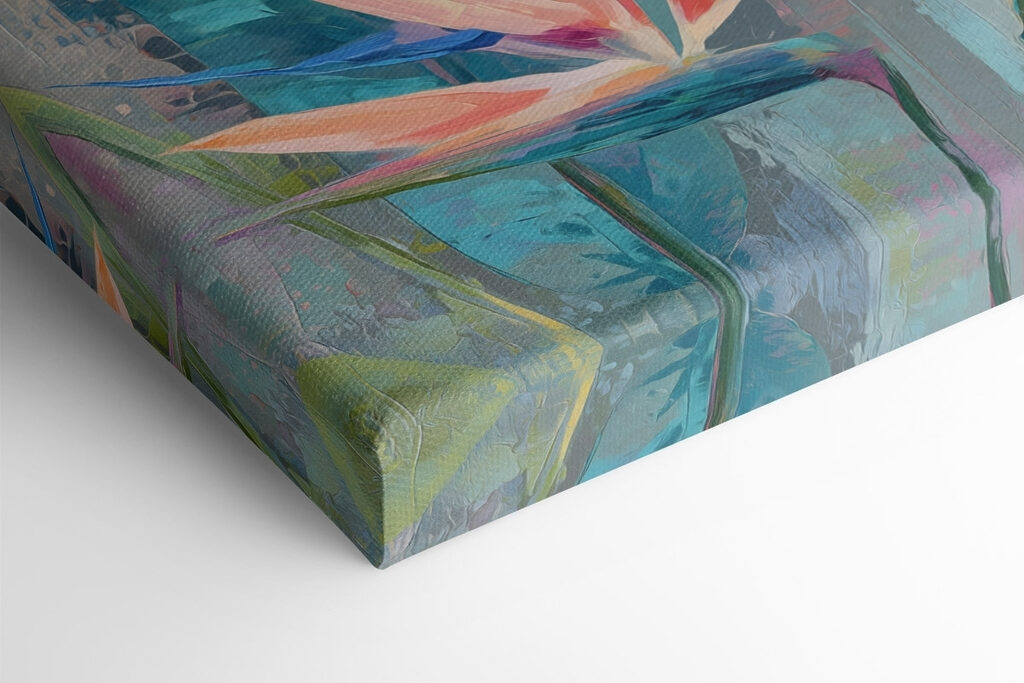 Painting of flowers and leaves Painting of flowers and leaves