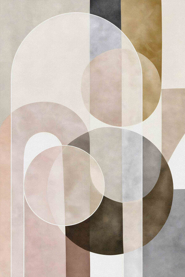 Abstract shapes create a harmonious blend Abstract shapes create a harmonious blend