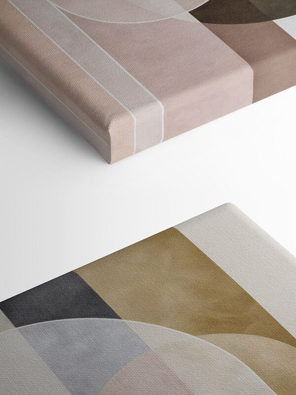 Abstract shapes create a harmonious blend Abstract shapes create a harmonious blend