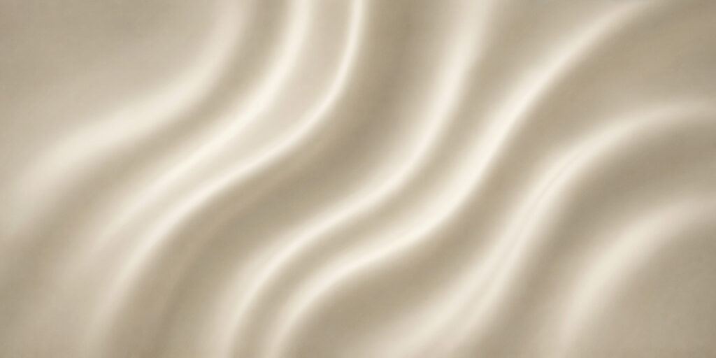 White fabric with wavy folds White fabric with wavy folds