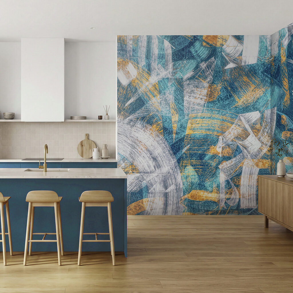 Des traits abstraits aux couleurs vives