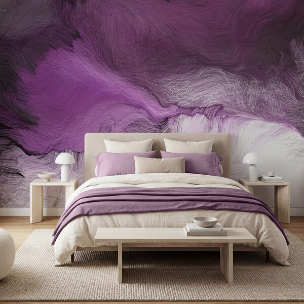 Peinture violette et blanche Peinture violette et blanche