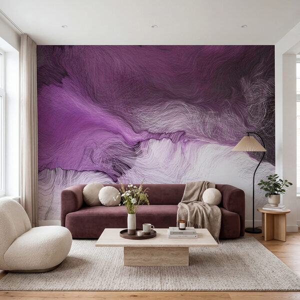 Peinture violette et blanche Peinture violette et blanche