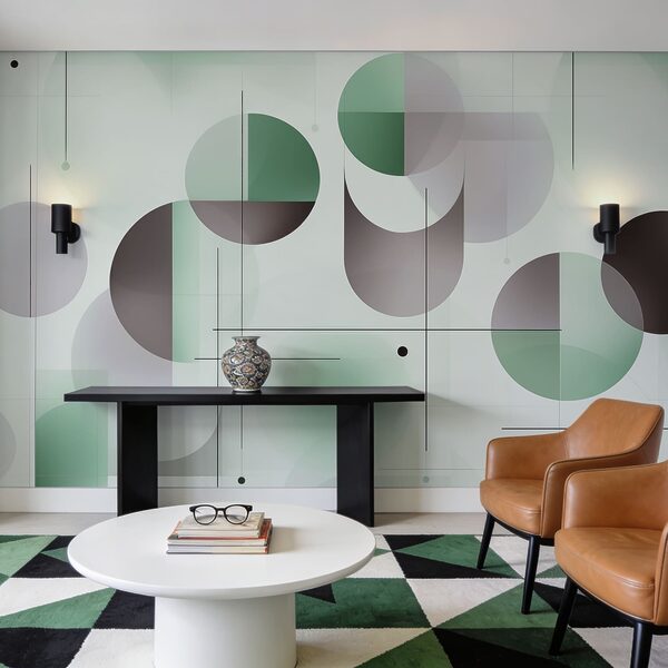 Formes abstraites aux couleurs douces Formes abstraites aux couleurs douces
