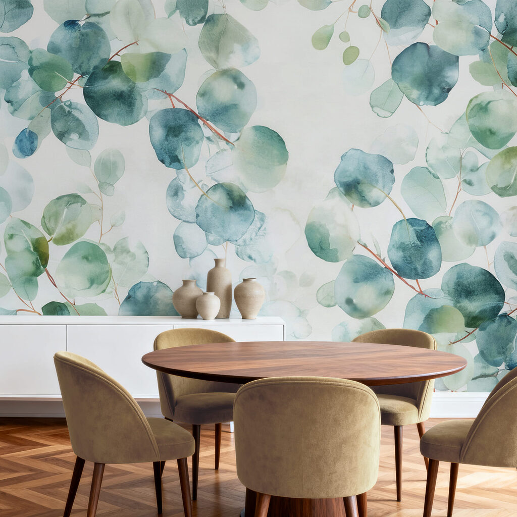 Des feuilles délicates aux douces teintes d'aquarelle Des feuilles délicates aux douces teintes d'aquarelle