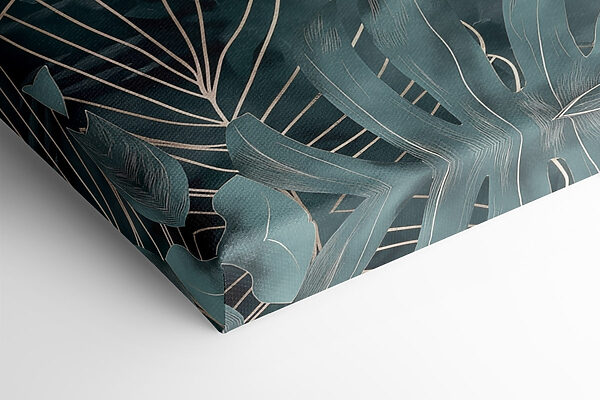 - Elegant leaves in soft colors
