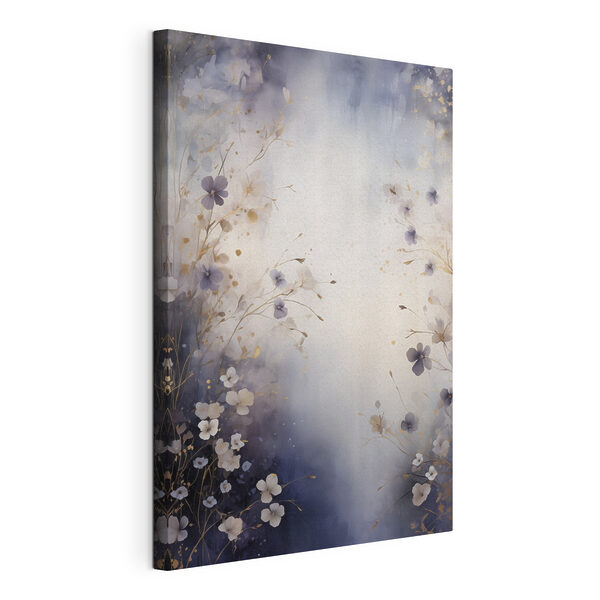 Tableaux Peinture représentant des fleurs sur fond blanc (UGS : s50179) Tableaux Tableaux Peinture représentant des fleurs sur fond blanc (UGS : s50179)