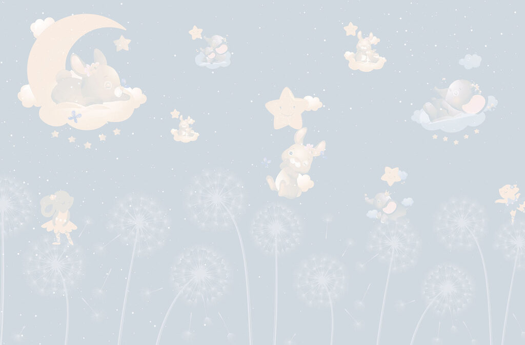 Wallpaper with cartoon animals Wallpaper with cartoon animals