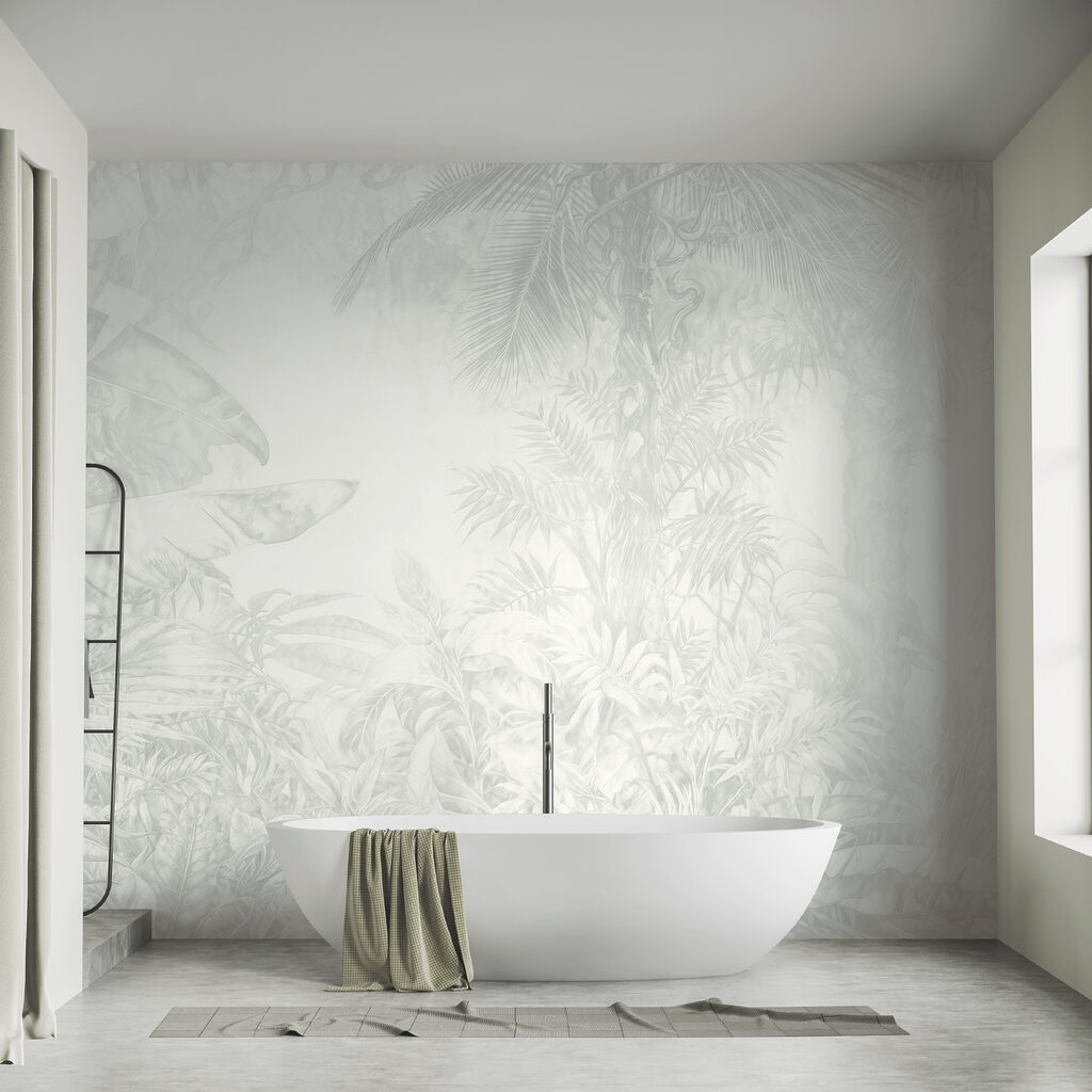 Fond blanc avec des plantes Fond blanc avec des plantes