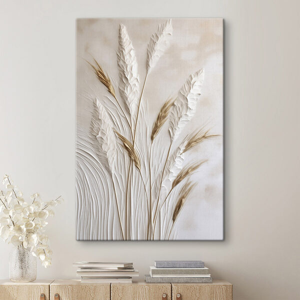 Delicate strokes in soft earth tones