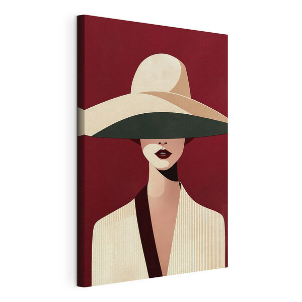 Tableaux Femme portant un chapeau (UGS : s50239) Tableaux Tableaux Femme portant un chapeau (UGS : s50239)