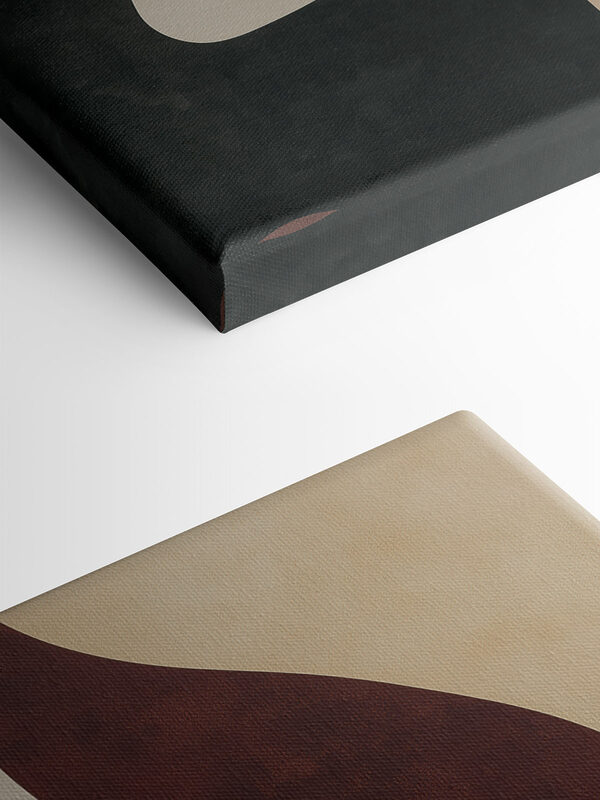 Serene profile in warm tones