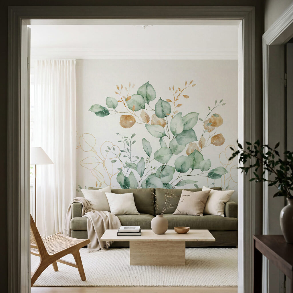 Aquarelle représentant des feuilles Aquarelle représentant des feuilles