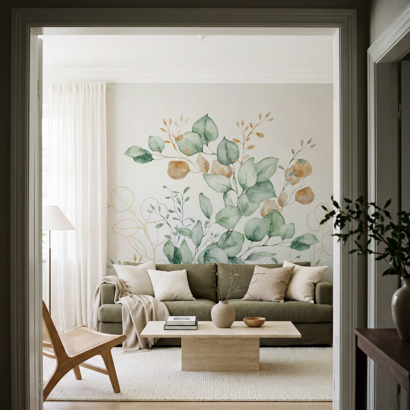 Aquarelle représentant des feuilles Aquarelle représentant des feuilles