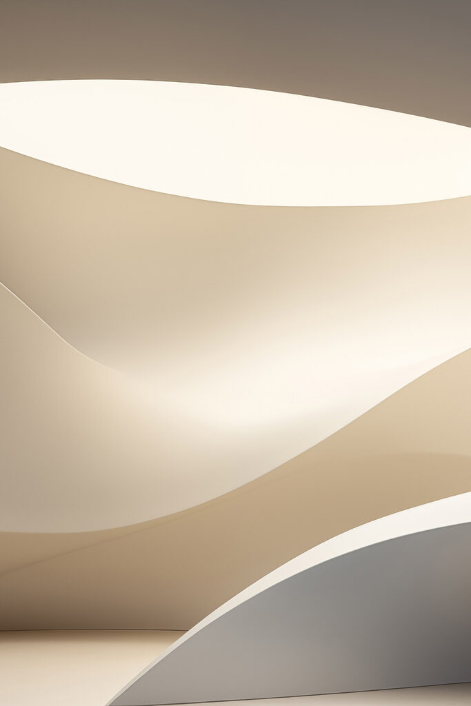 White and grey wavy lines White and grey wavy lines