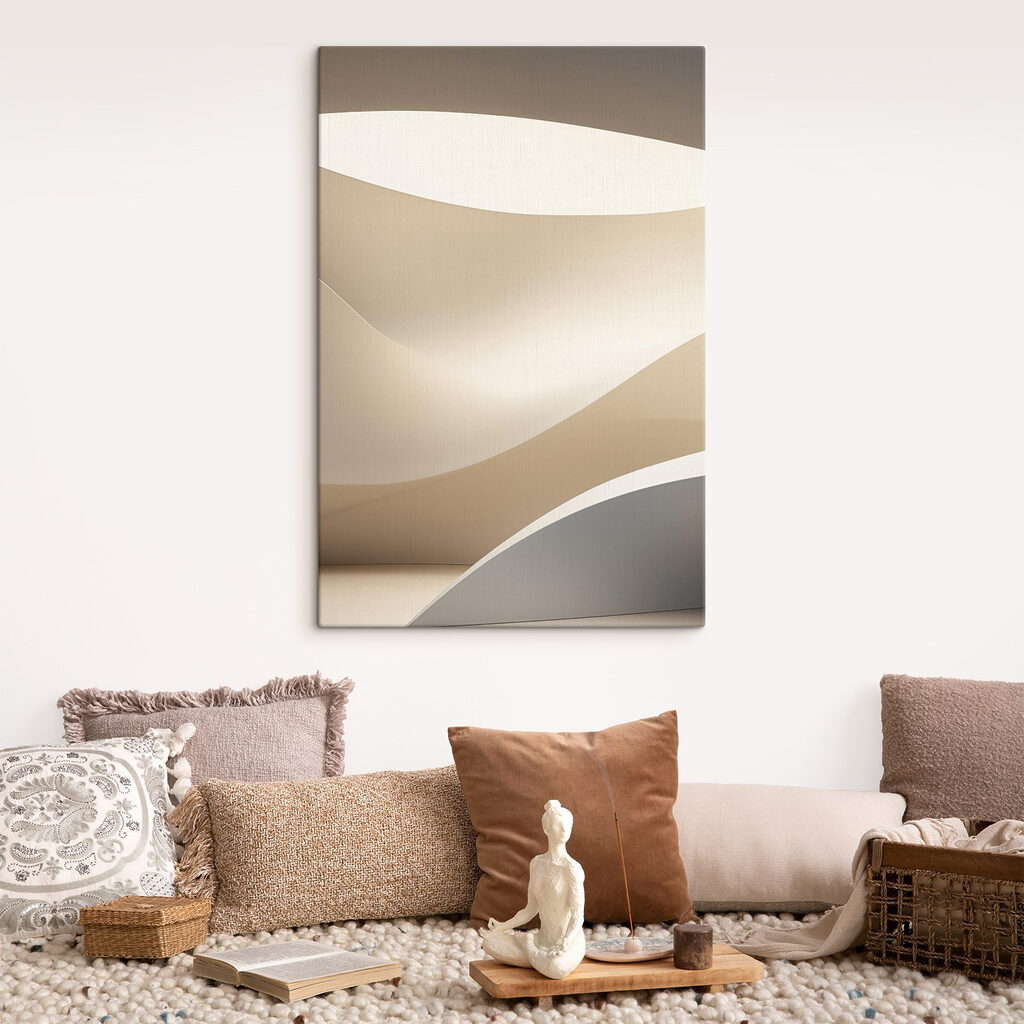 White and grey wavy lines White and grey wavy lines