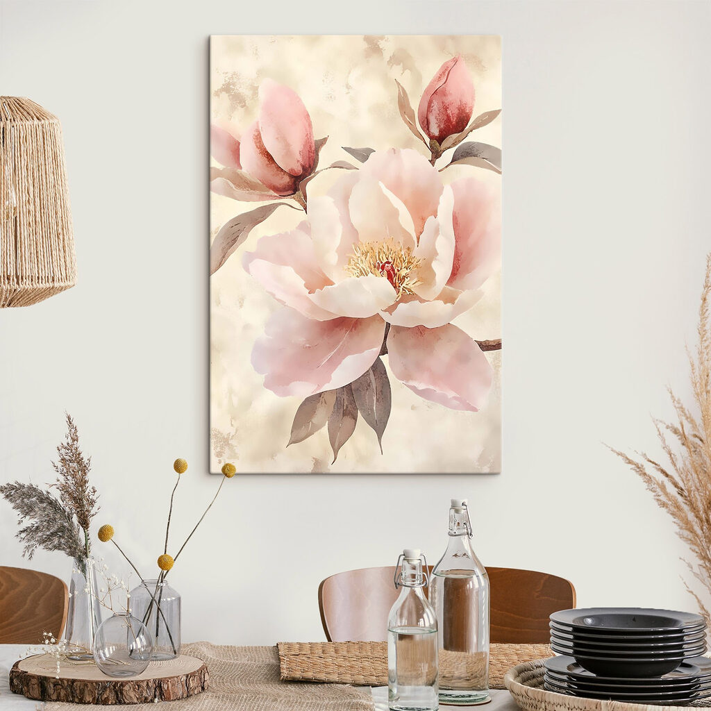 Delicate petals in soft hues