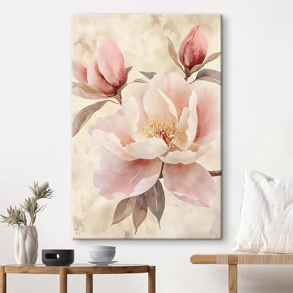 Delicate petals in soft hues