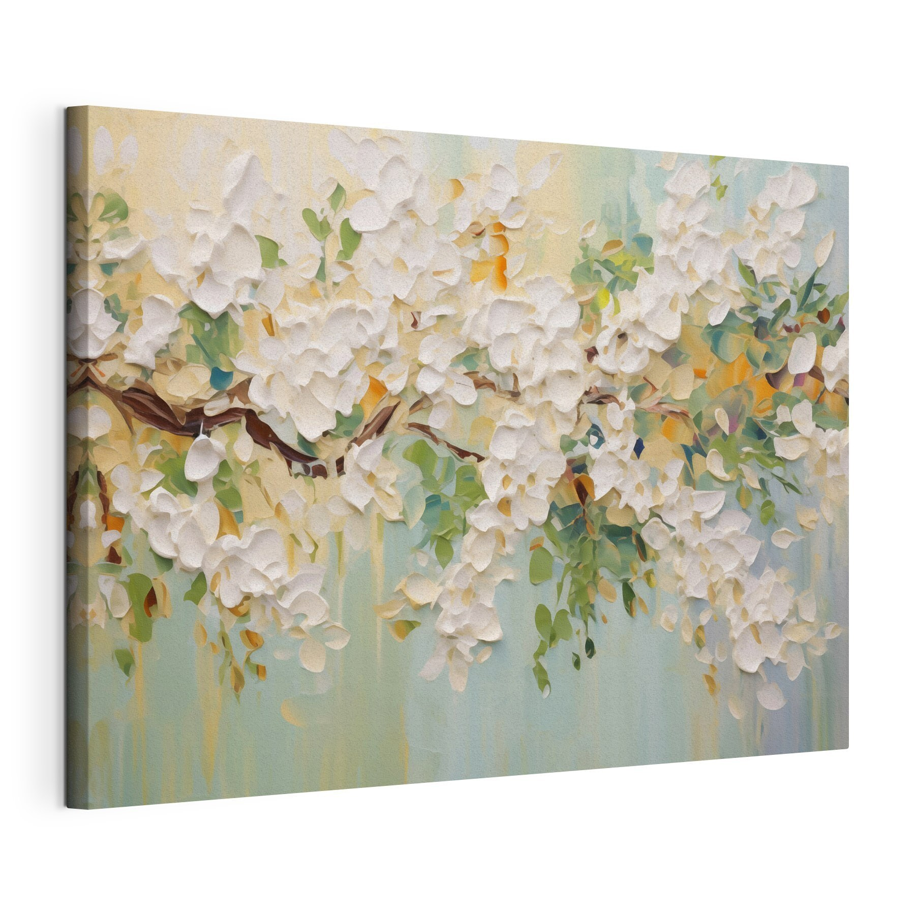 Painting of a white flower Painting of a white flower