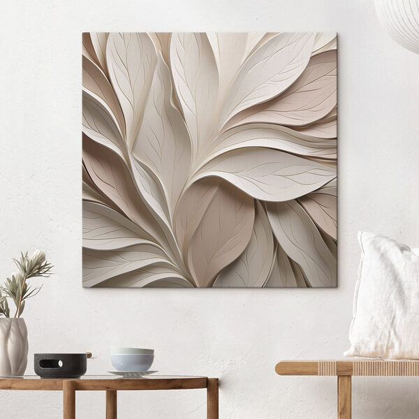 Elegant layers of paper leaves design Elegant layers of paper leaves design