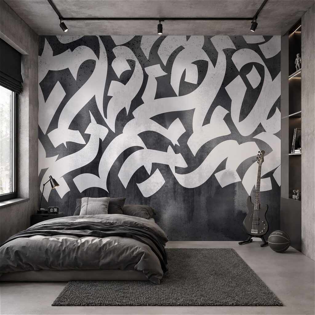 Graffitis blancs et noirs