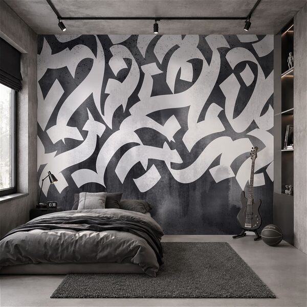 Graffitis blancs et noirs