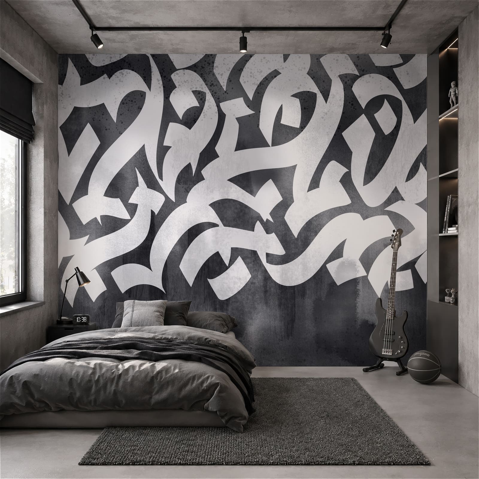 Graffitis blancs et noirs