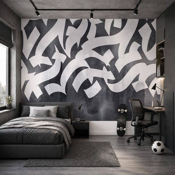 Graffitis blancs et noirs