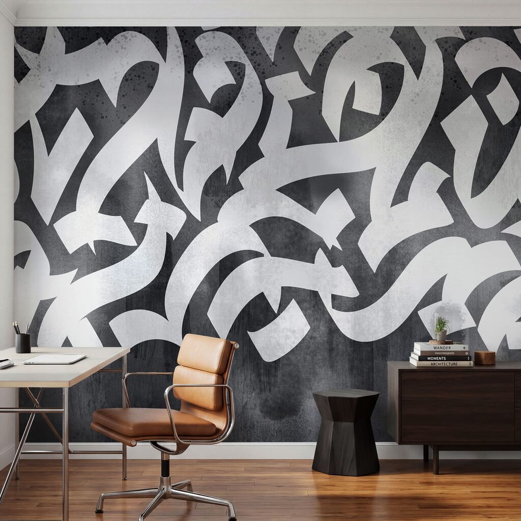 Graffitis blancs et noirs