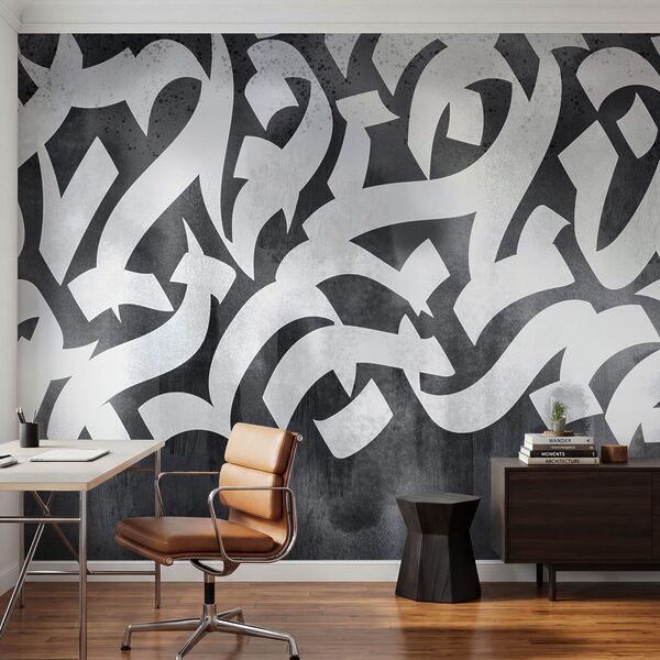 Graffitis blancs et noirs