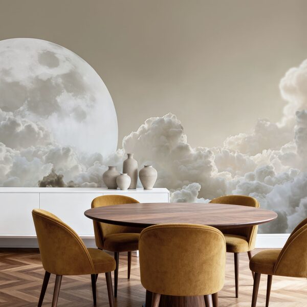 La pleine lune dans le ciel La pleine lune dans le ciel