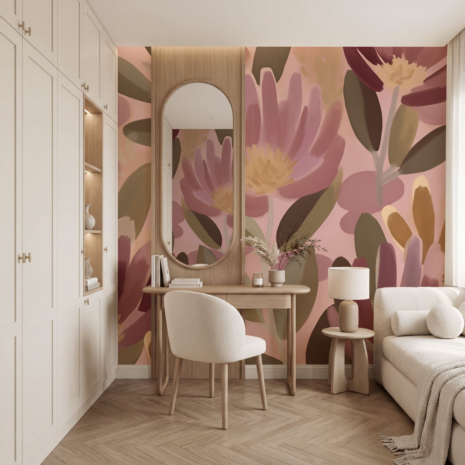 Des fleurs aux couleurs vives et aux teintes douces