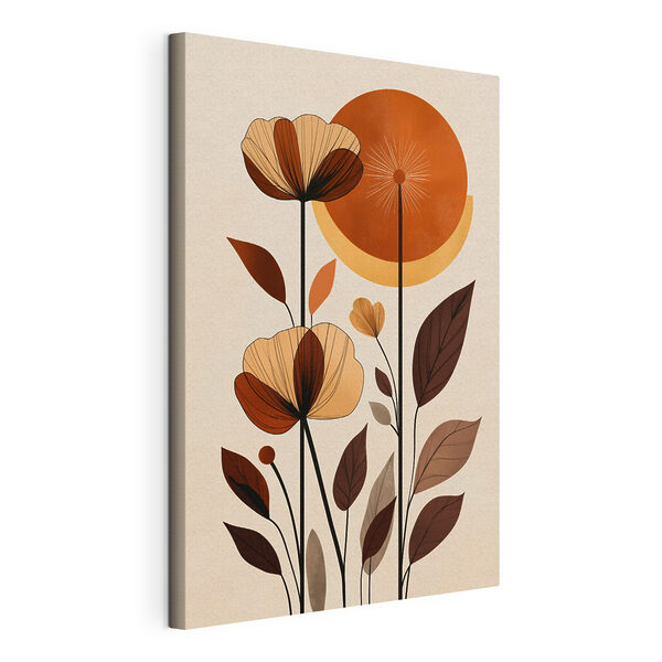 Elegant floral arrangement with warm tones Elegant floral arrangement with warm tones