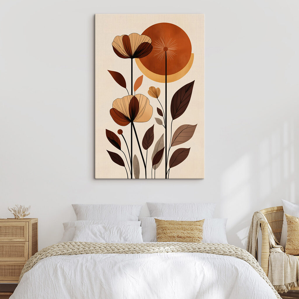 Elegant floral arrangement with warm tones Elegant floral arrangement with warm tones